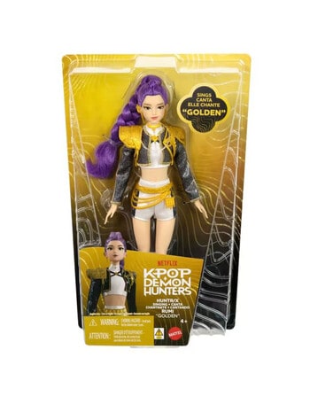 KPop Demon Hunters HUNTR/X Rumi "Golden" Singing Doll in Removable Outfit & 5 Posable Joints product photo