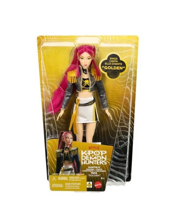 KPop Demon Hunters HUNTR/X Mira "Golden" Singing Doll in Removable Outfit & 5 Posable Joints product photo