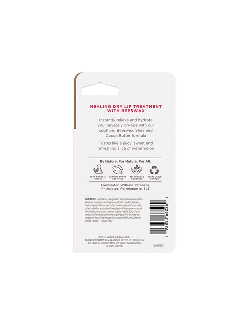 Burts Bees Rescue Lip Relief, Watermelon product photo View 29 L