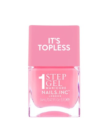 Nails Inc Topless Allegra, Rose Pink, 14ml product photo