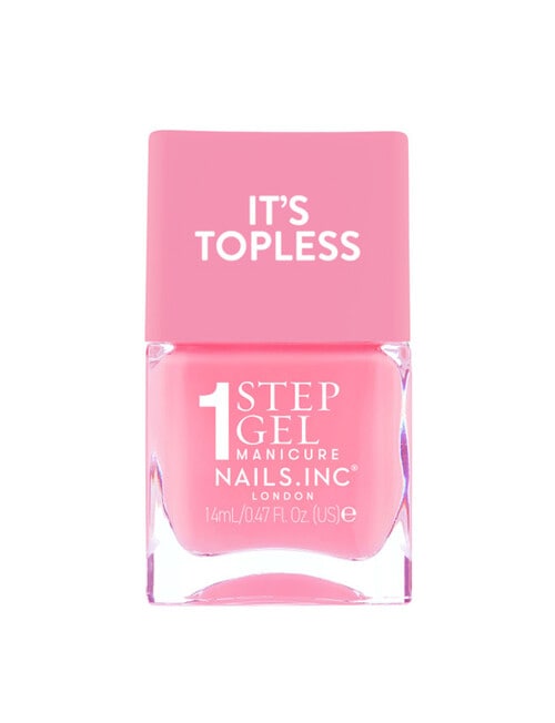 Nails Inc Topless Allegra, Rose Pink, 14ml product photo