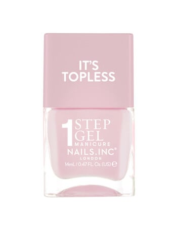Nails Inc Topless Florence, Light Powder Pink, 14ml product photo