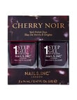 Nails Inc Topless Duo Cherry Noir, Scarlett Red Burgundy & Billie Classic Burgundy, 2 x 14ml product photo
