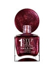 Nails Inc Topless Duo Cherry Noir, Scarlett Red Burgundy & Billie Classic Burgundy, 2 x 14ml product photo View 06 S