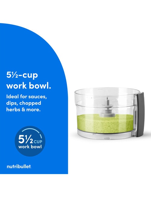 NutriBullet Limitless Food Processor, NBP07300, Black product photo View 04 L