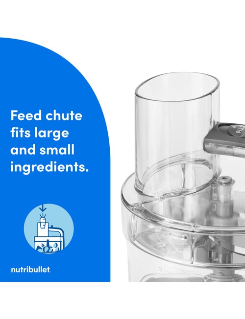 NutriBullet Limitless Food Processor, NBP07300, Black product photo View 06 L
