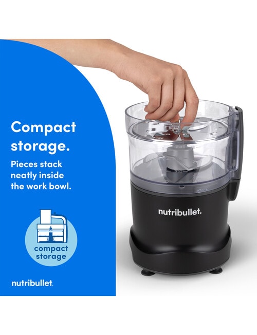 NutriBullet Limitless Food Processor, NBP07300, Black product photo View 09 L