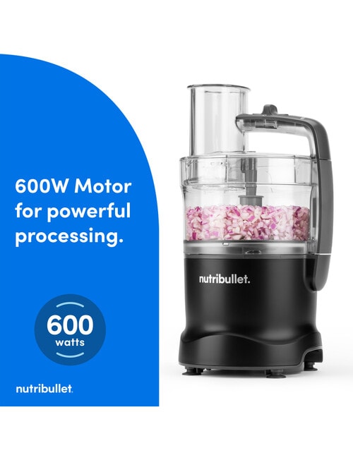 NutriBullet Limitless Food Processor, NBP07300, Black product photo View 10 L
