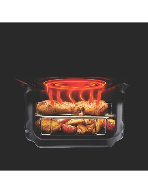 NutriBullet Double Stacked Air Fryer, NBA07400, Black product photo View 05 L