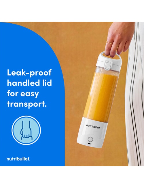 NutriBullet Portable Blender, NB07400W, White product photo View 05 L