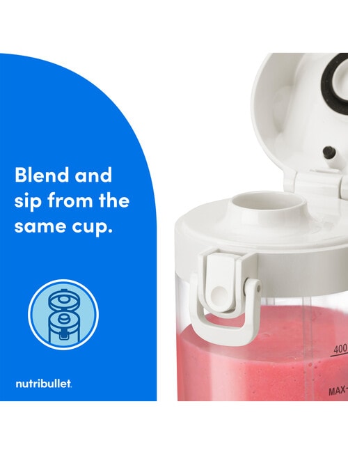 NutriBullet Portable Blender, NB07400W, White product photo View 06 L