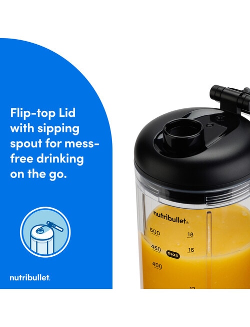 NutriBullet Flex Portable Blender, NBPB07222, Gunmetal Grey product photo View 07 L
