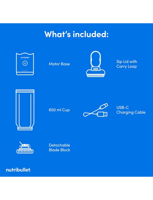 NutriBullet Flex Portable Blender, NBPB07222DB, Dune Beige product photo View 03 L
