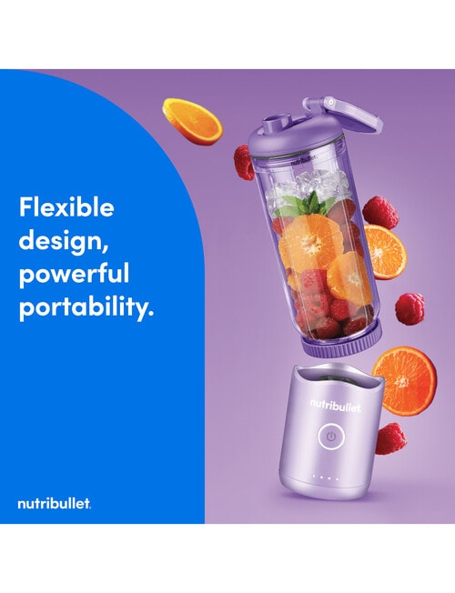 NutriBullet Flex Portable Blender, NBPB07222LLP, Lilac Purple product photo View 04 L