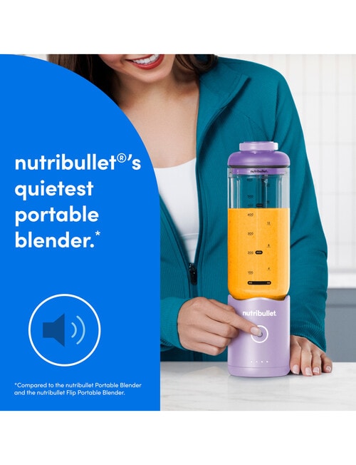 NutriBullet Flex Portable Blender, NBPB07222LLP, Lilac Purple product photo View 09 L