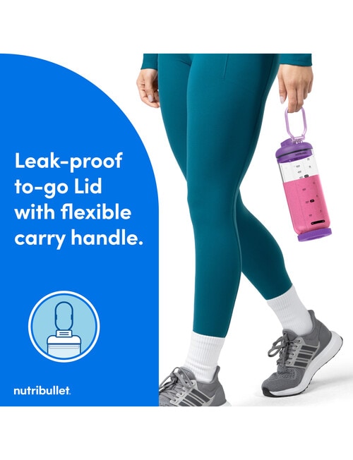 NutriBullet Flex Portable Blender, NBPB07222LLP, Lilac Purple product photo View 10 L