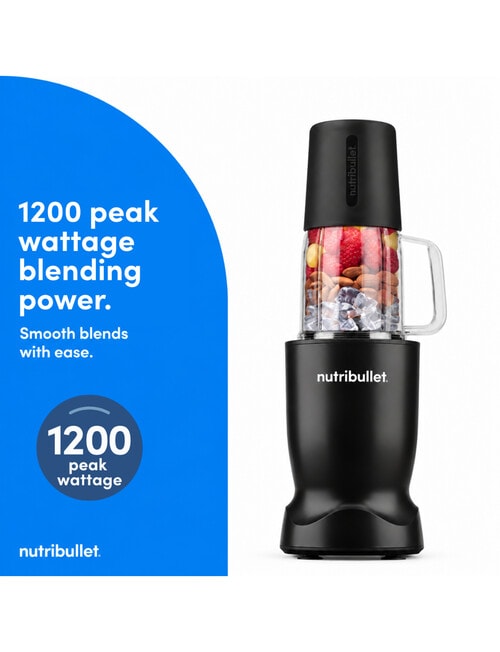 NutriBullet Turbo Ultra Blender Pack, NBT07400-1009AK, Carbon Black product photo View 06 L