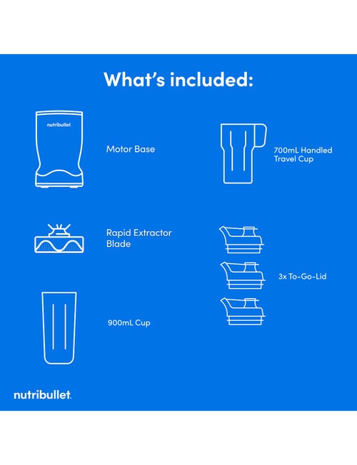 NutriBullet Turbo Ultra Blender Pack, NBT07400-1009SB, Slate Blue product photo View 03 L