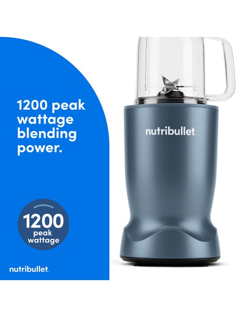 NutriBullet Turbo Ultra Blender Pack, NBT07400-1009SB, Slate Blue product photo View 06 L