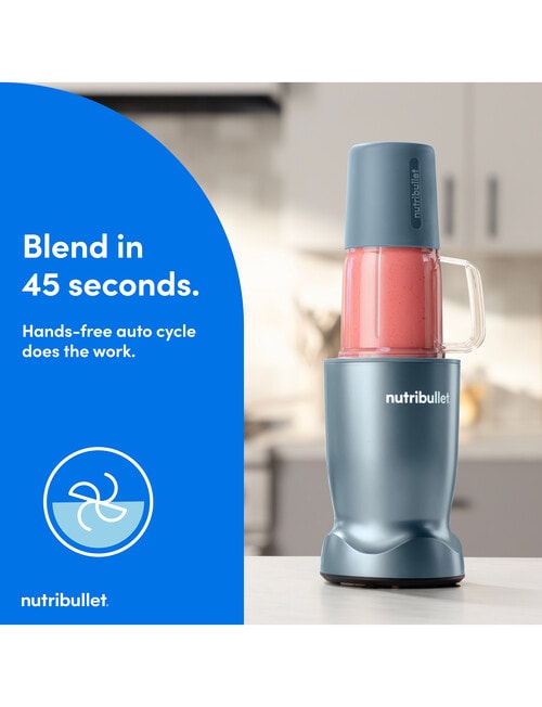 NutriBullet Turbo Ultra Blender Pack, NBT07400-1009SB, Slate Blue product photo View 07 L
