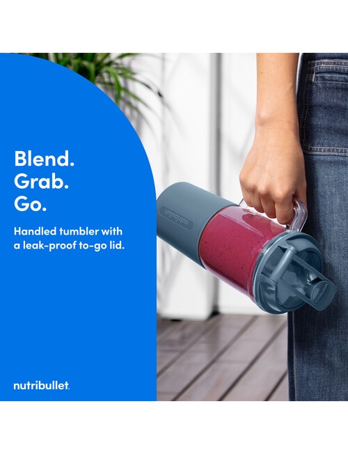 NutriBullet Turbo Ultra Blender Pack, NBT07400-1009SB, Slate Blue product photo View 09 L