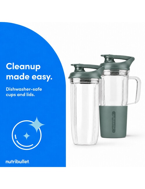 NutriBullet Turbo Ultra Blender Pack, NBT07400-1009SG, Sage Green product photo View 13 L