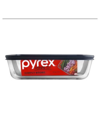 Pyrex Simply Store Rectangular Baking Dish, 6-Cup, Blue product photo