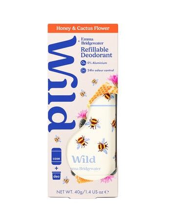 Wild Deodorant Stick Starter Case, Honey & Cactus Flower product photo
