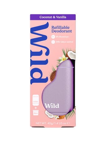 Wild Deodorant Stick Starter Case, Coconut & Vanilla product photo