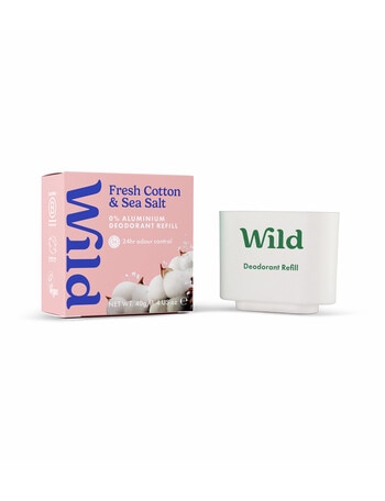 Wild Deodorant Refill, Fresh Cotton & Sea Salt product photo