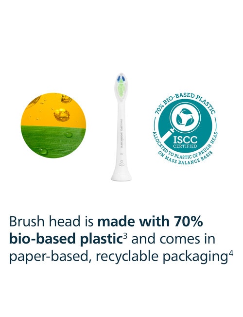 Philips Sonicare W2 Optimal White Brush Heads, 4-Pack, White product photo View 07 L