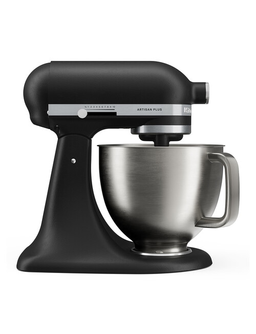 KitchenAid Artisan Plus 4.7 Litre Stand Mixer - Matte Black product photo View 02 L