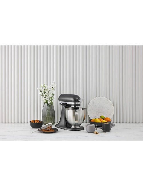 KitchenAid Artisan Plus 4.7 Litre Stand Mixer - Matte Black product photo View 08 L