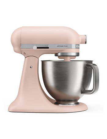 KitchenAid Artisan Plus 4.7 Litre Stand Mixer - Feather Pink product photo