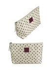 Tender Love + Carry Holdall, Merlot Polka product photo