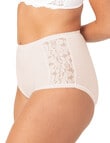 Triumph Cotton and Lace Full Brief, Beige product photo View 03 S