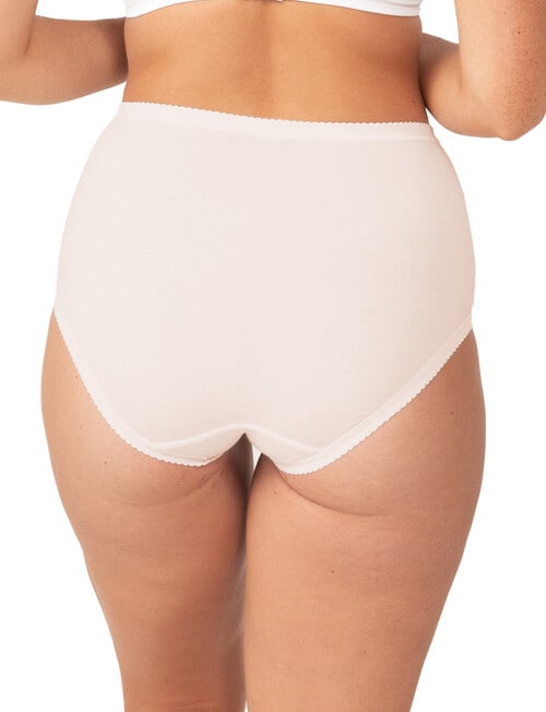 Triumph Cotton and Lace Full Brief, Beige product photo View 02 L