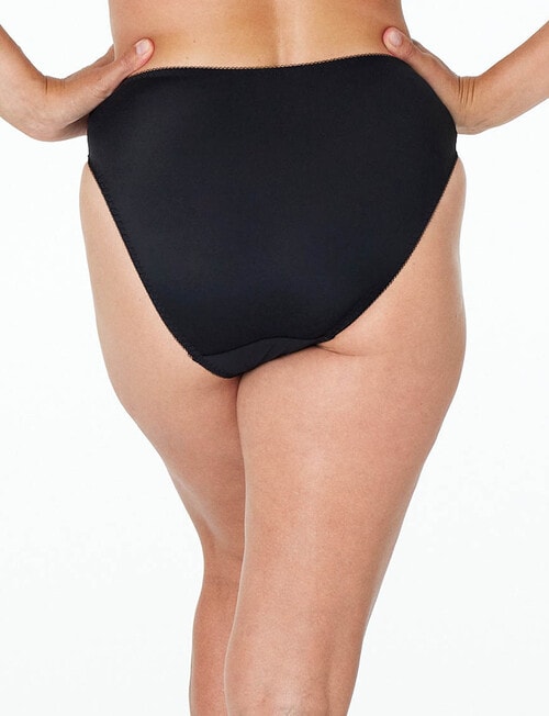 Fayreform Coral Hi-Cut Brief, Black product photo View 02 L
