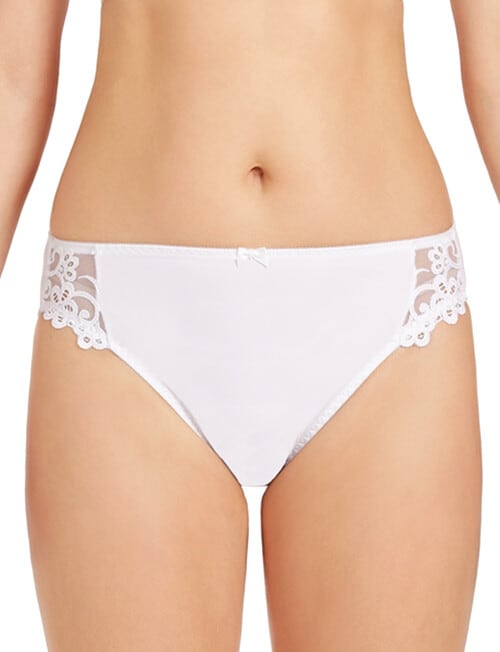 Fayreform Coral Hi-Cut Brief, White product photo