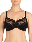 Fayreform Coral Underwire Bra, Black, C-G product photo