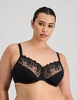 Fayreform Coral Underwire Bra, Black, C-G product photo
