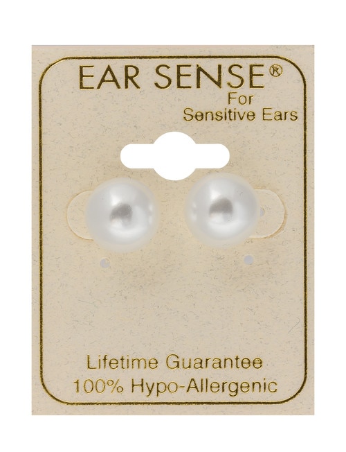 Earsense Pearl Stud Earrings, 10mm product photo