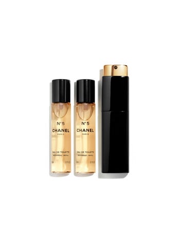 CHANEL N&deg;5 Twist and Spray Refillable Bottle - Eau de Toilette 3x20ml product photo