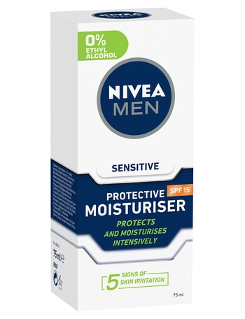 Nivea Men Sensitive Moisturiser SPF 15, 75ml product photo