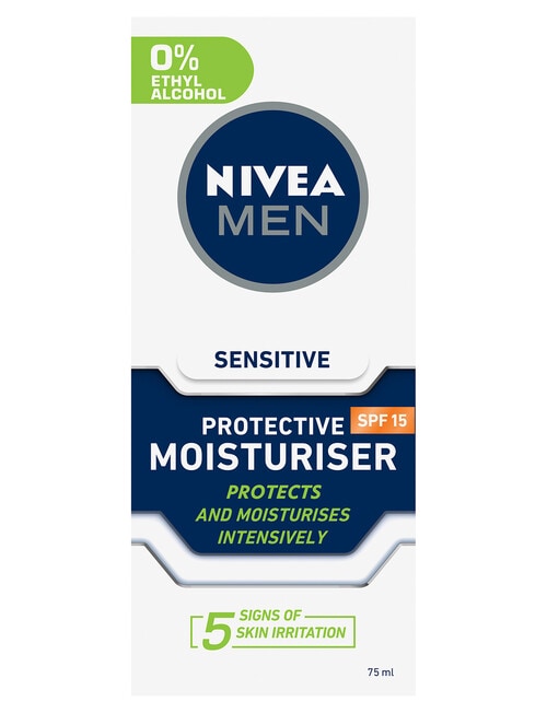 Nivea Men Sensitive Moisturiser SPF 15, 75ml product photo View 02 L