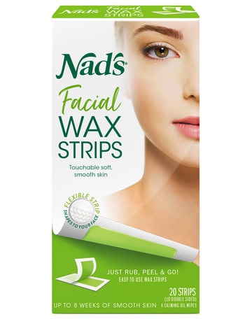 Nads Facial Wax Strips, Set-of-20 product photo
