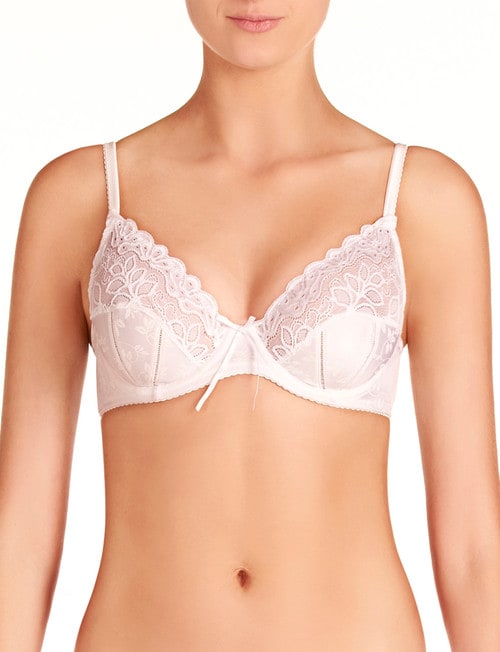 Bendon Yvette Underwire Bra, White, B-DD product photo
