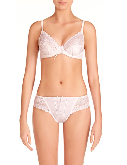 Bendon Yvette Underwire Bra, White, B-DD product photo View 03 L