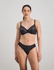 Bendon Yvette Underwire Bra, Black, B-DD product photo View 04 S