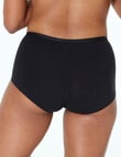Bendon Body Cotton Full Brief, Black product photo View 03 S